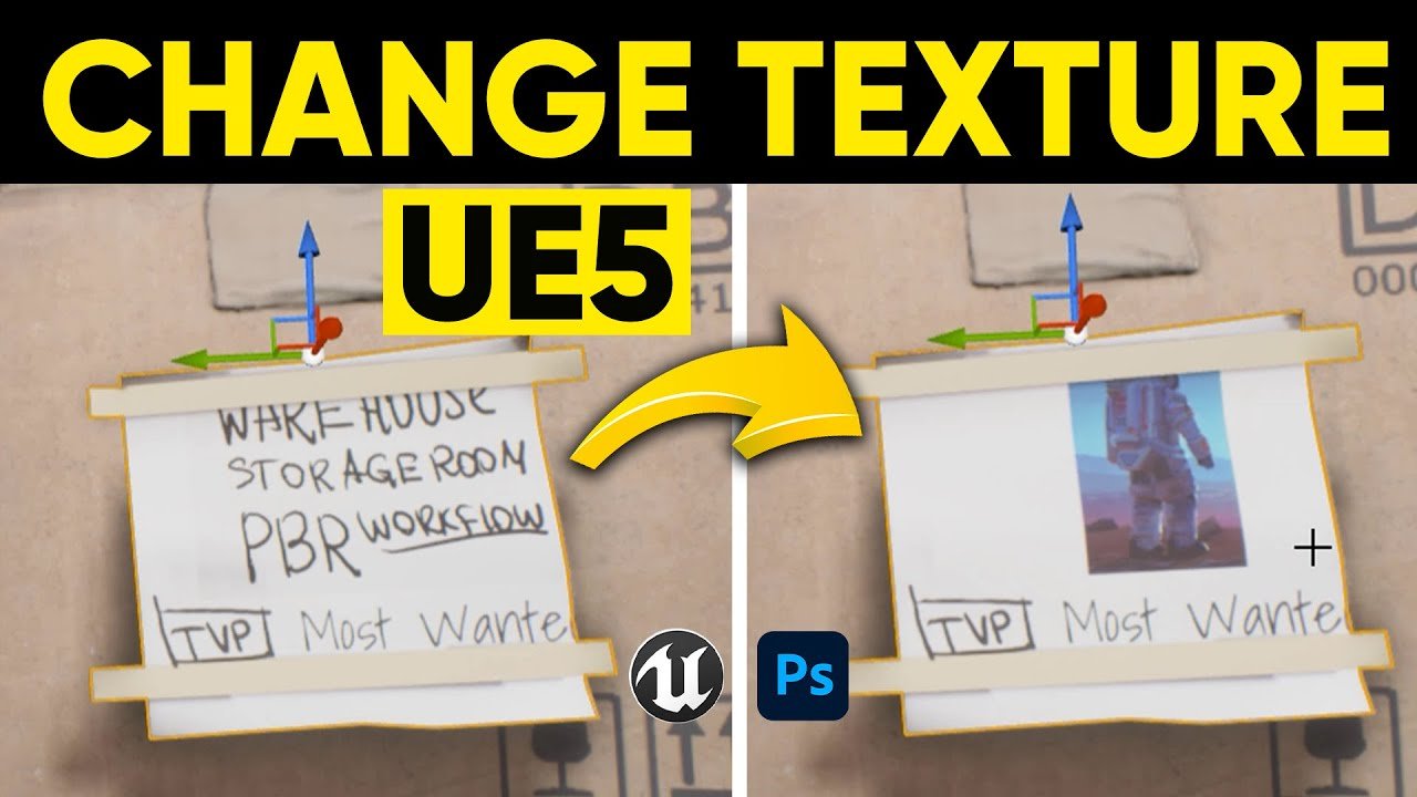 Quick way to change Texture/Materials in UE5